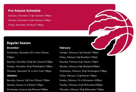 toronto raptors tv schedule